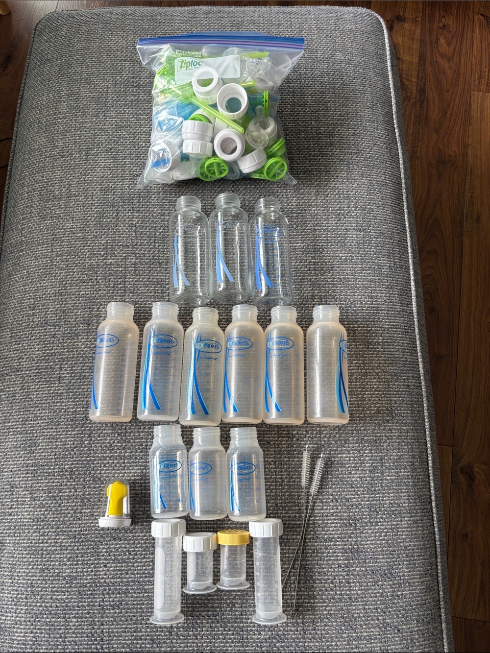 Dr. Brown's Bottle Bundle / Accessories + Medela Vials + Frida Baby Toothbrush